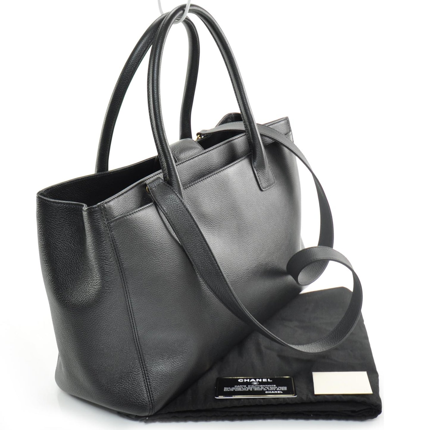 Caviar Cerf Executive Shopper Tote Black GHW