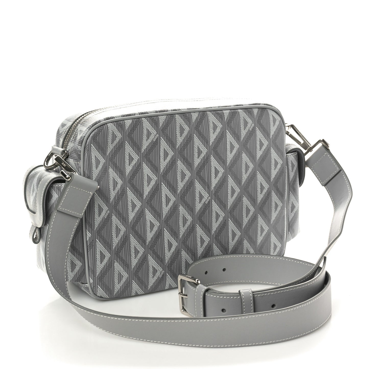 Coated Canvas CD Diamond Hit The Road Messenger Grey
