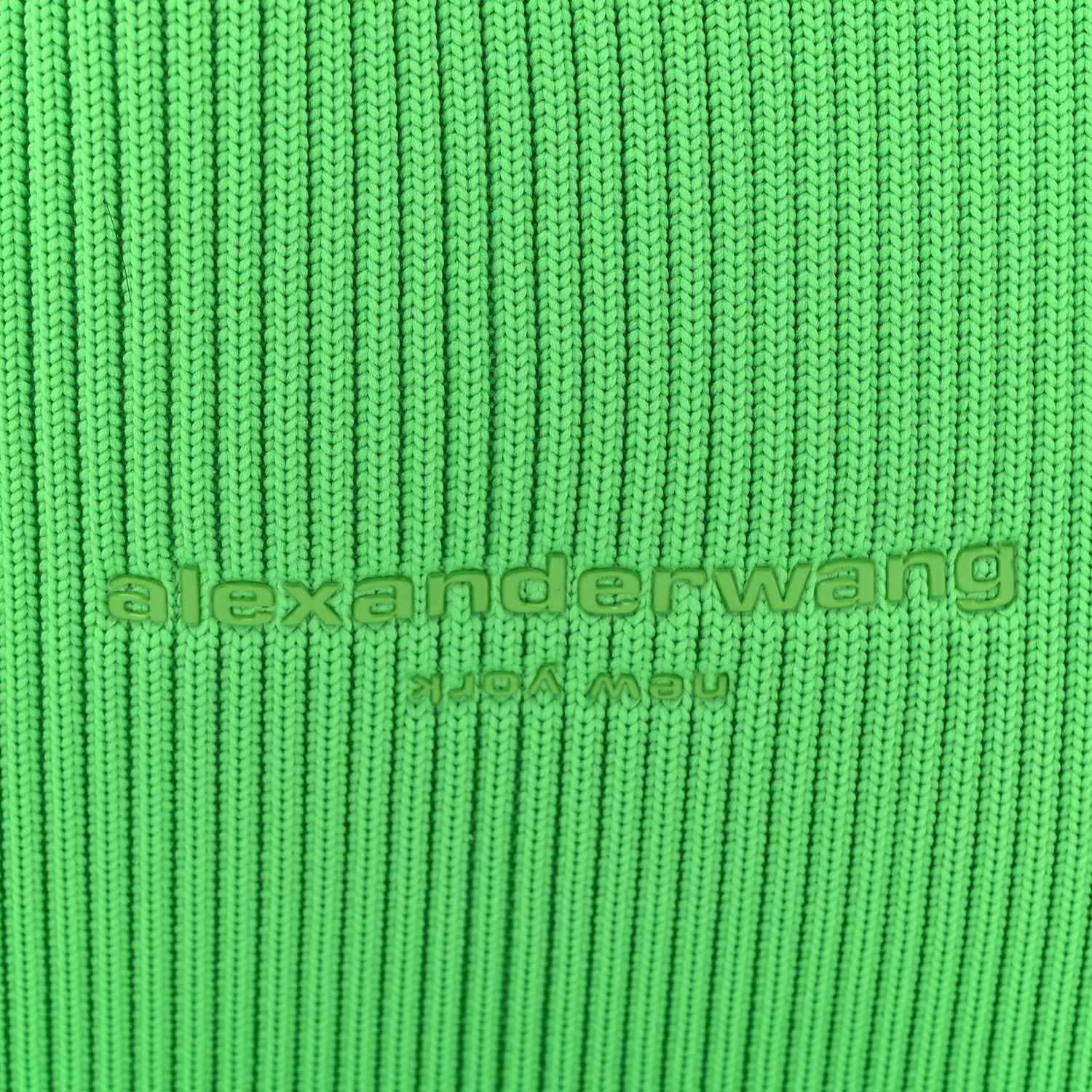 Alexander Wang Ribbed Knit Small Ryan Bag Iguana 7 of 10
