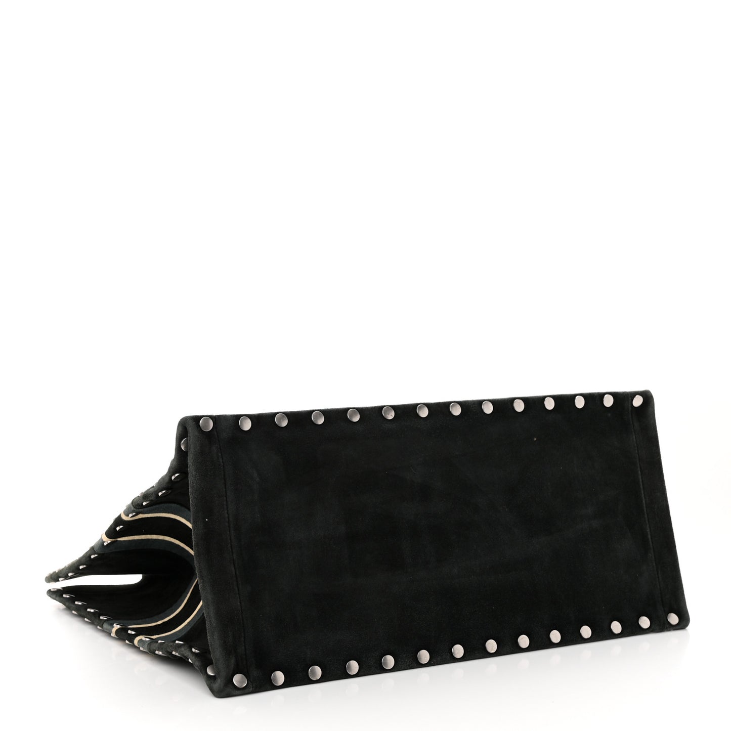 Suede Large Sea Book Tote Black