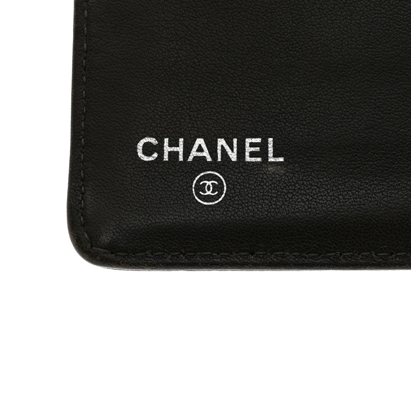 Grained Patent CC Yen Wallet Brown