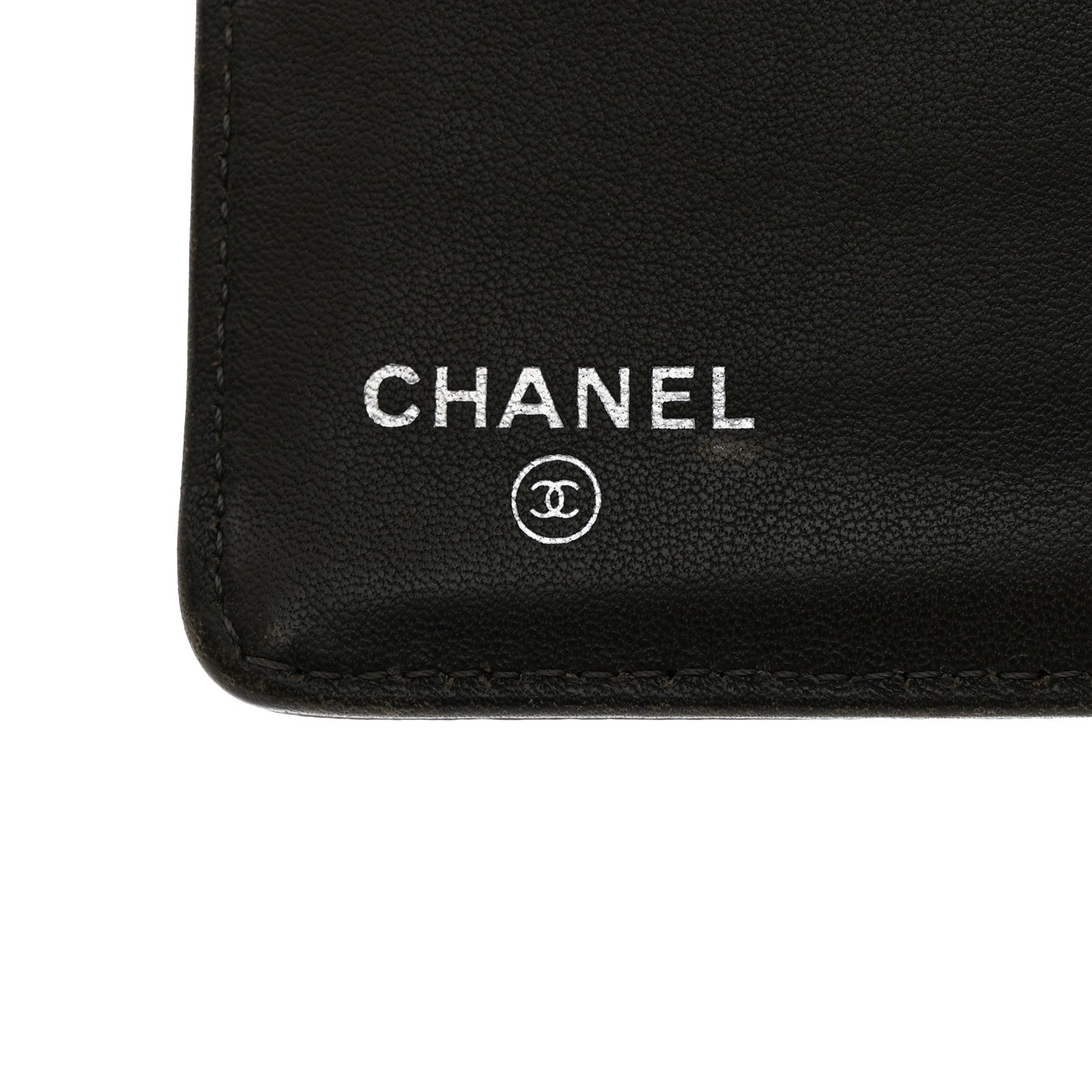 Chanel Grained Patent CC Yen Wallet Brown 6 of 8