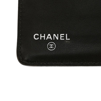 Chanel Grained Patent CC Yen Wallet Brown 6 of 8
