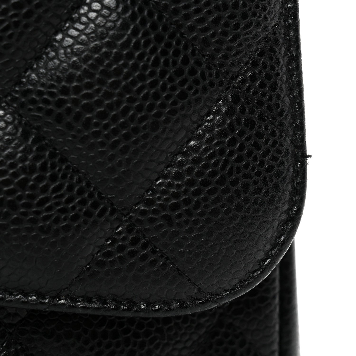 Chanel Caviar Quilted Jumbo Double Flap Black 13 of 14