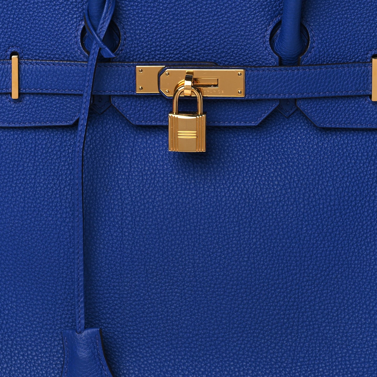 Togo Birkin 35 Bleu Electrique