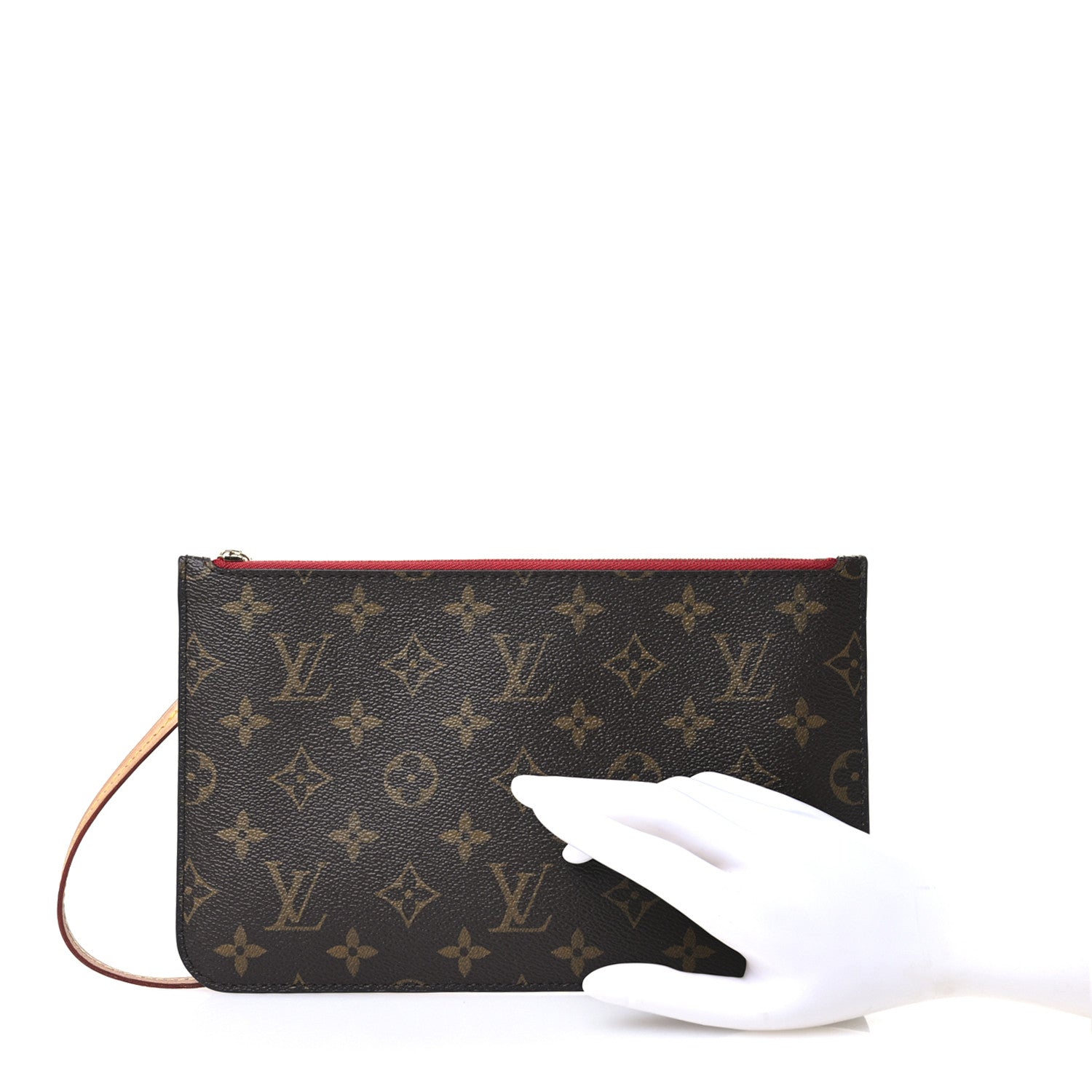 Louis Vuitton Monogram Neverfull MM GM Pochette Cherry 2 of 7