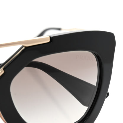 Prada Acetate Cinema Sunglasses SPR 09Q Black 8 of 9