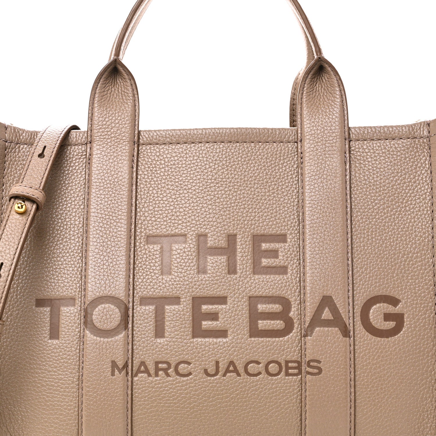 Marc Jacobs Grained Calfskin Medium The Tote Bag Cement 8 of 10