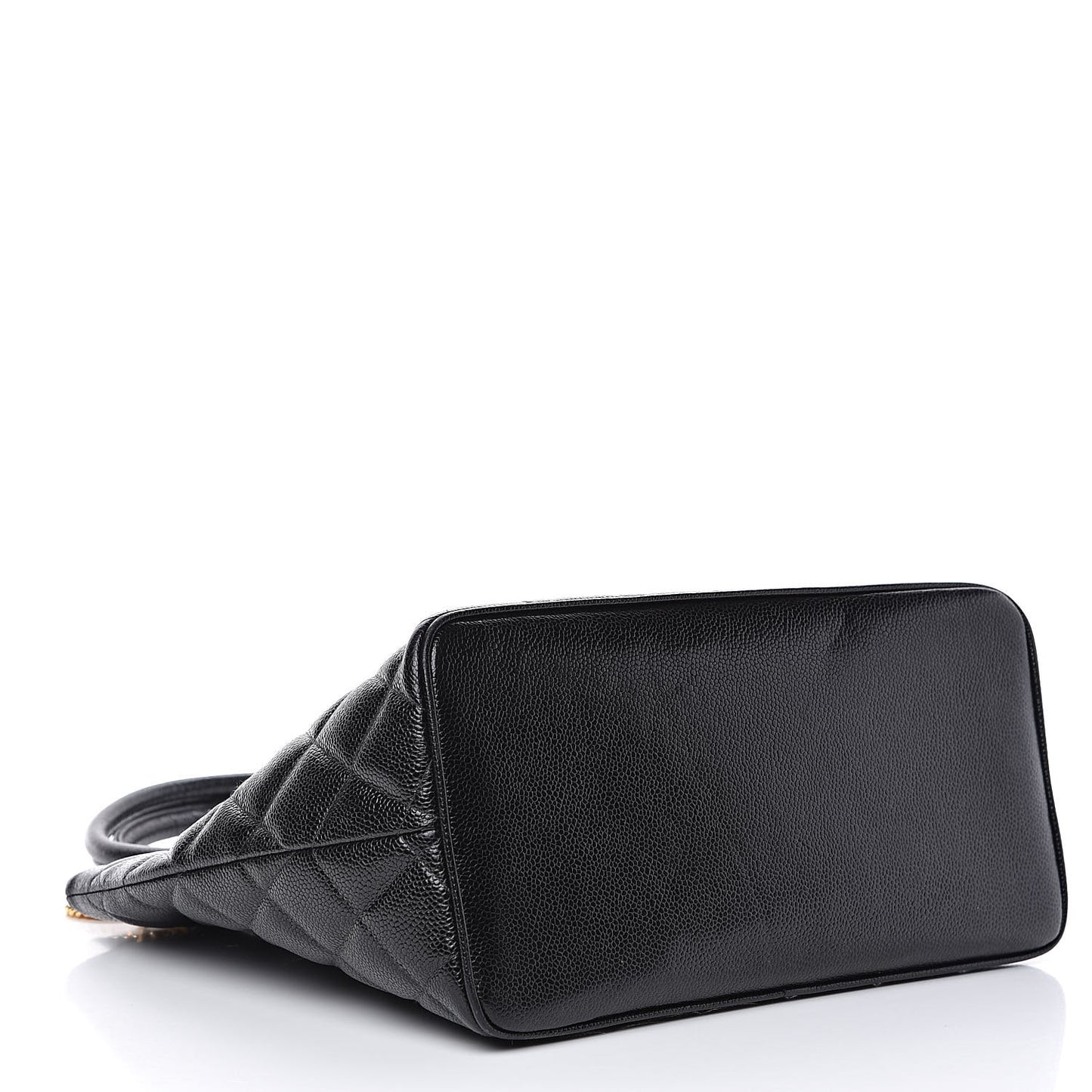 Caviar Quilted Medallion Tote Black