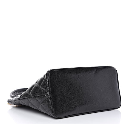 Chanel Caviar Quilted Medallion Tote Black 4 of 12