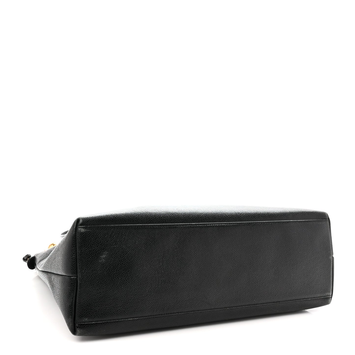 Caviar Large CC Shoulder Bag Black
