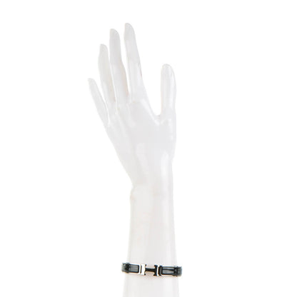Hermes Enamel Narrow Clic Clac H Bracelet GM Black 2 of 5
