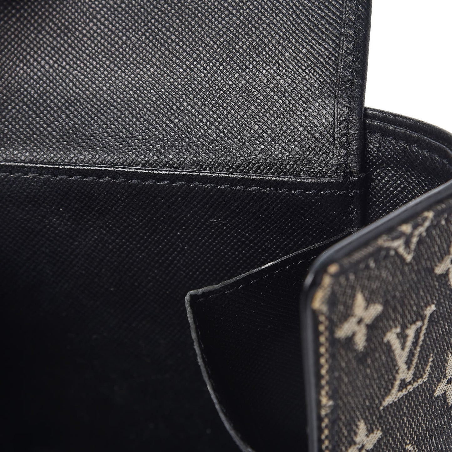 Mini Monogram Compact Wallet Black
