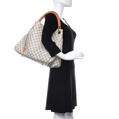 Louis Vuitton Damier Azur Artsy MM 2 of 10