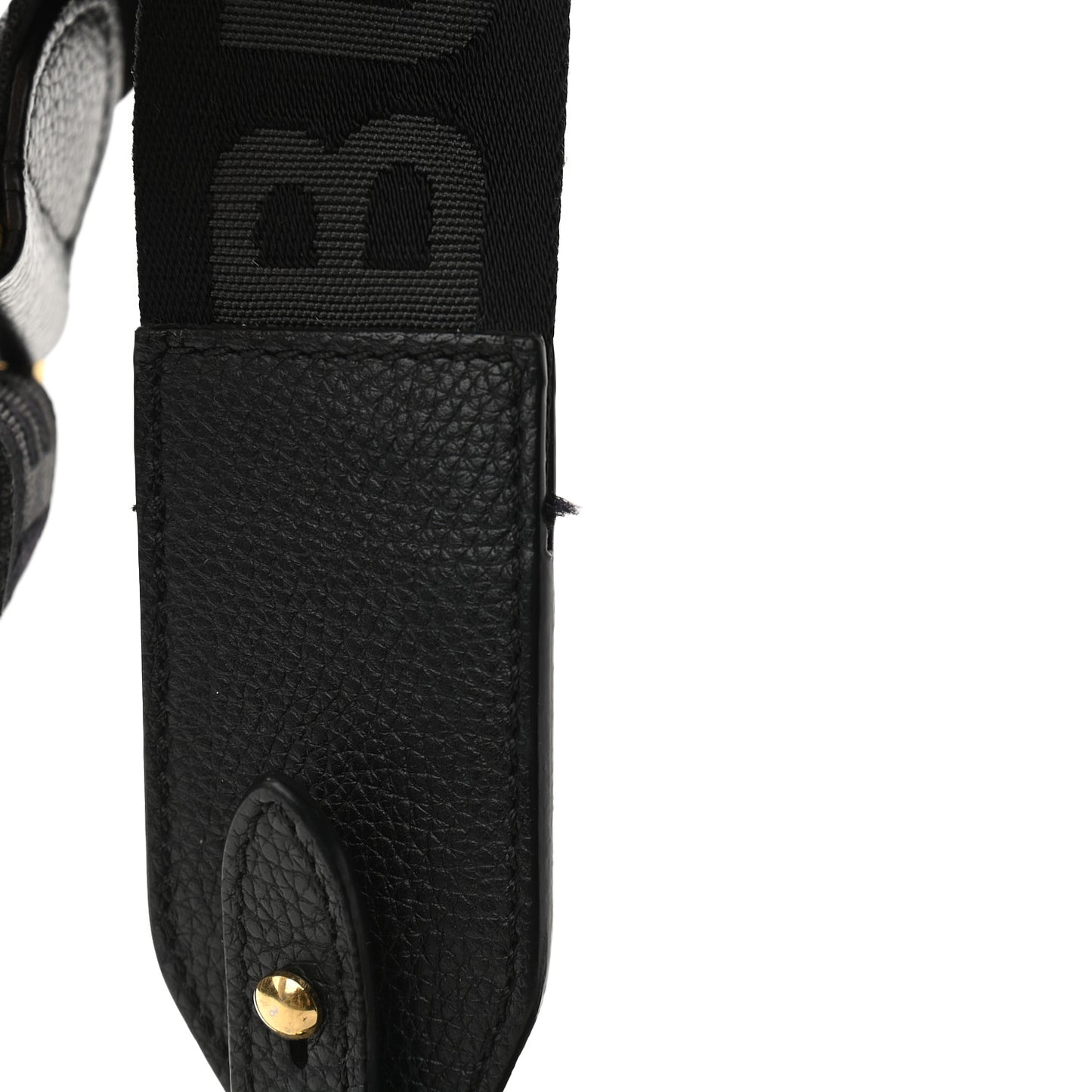 Grainy Calfskin Vintage Check Note Crossbody Bag Black