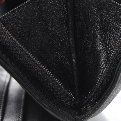 Chanel Caviar Timeless CC Zipped Pocket Wallet Black 12 of 16
