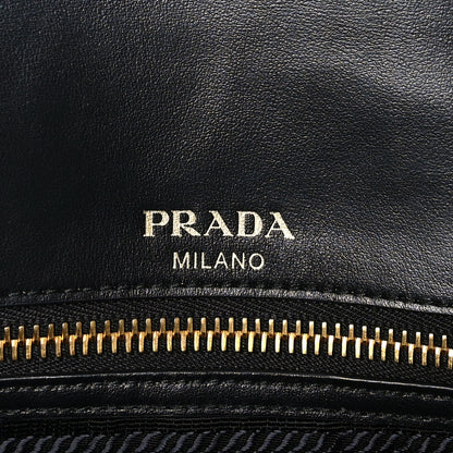 Prada Saffiano Flap Shoulder Bag Black 6 of 8