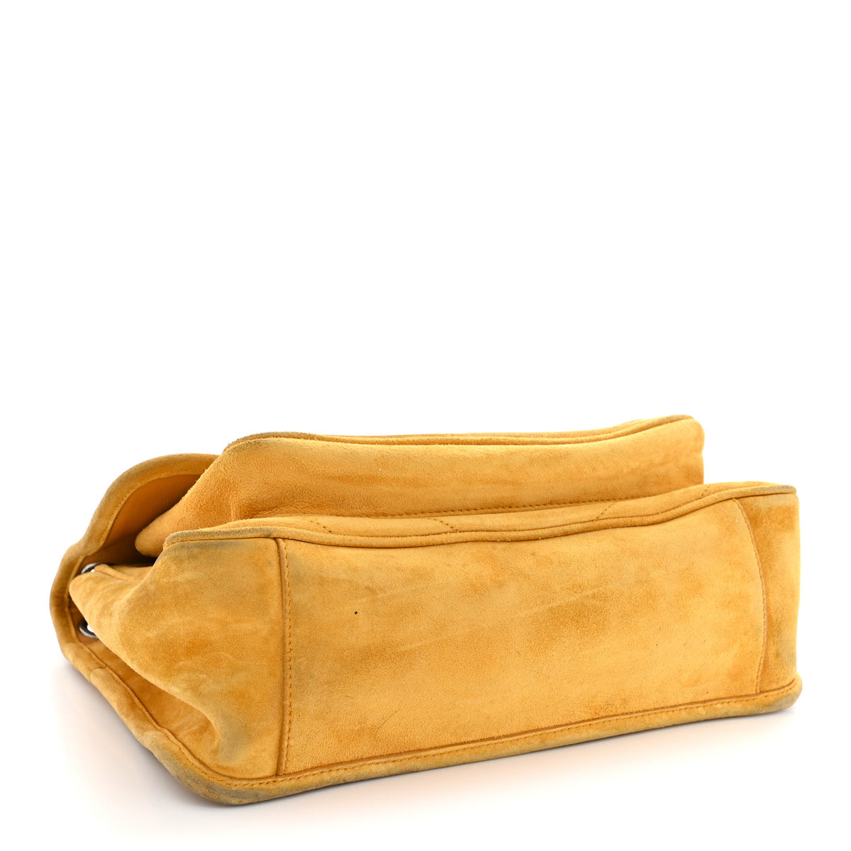 Saint Laurent Suede Monogram Medium Niki Chain Satchel Cheddar 4 of 15