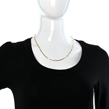 Roberto Coin 18K Yellow Gold Paper Clip Link Necklace 3 of 5