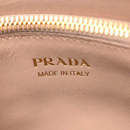 Prada Saffiano Cuir Calfskin Medium Monochrome Top Handle Tote Cipria 6 of 10