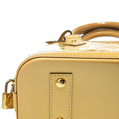Louis Vuitton Vernis Alma BB Citrine 11 of 12