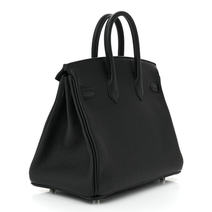 Hermes Togo Birkin 25 Black 3 of 11
