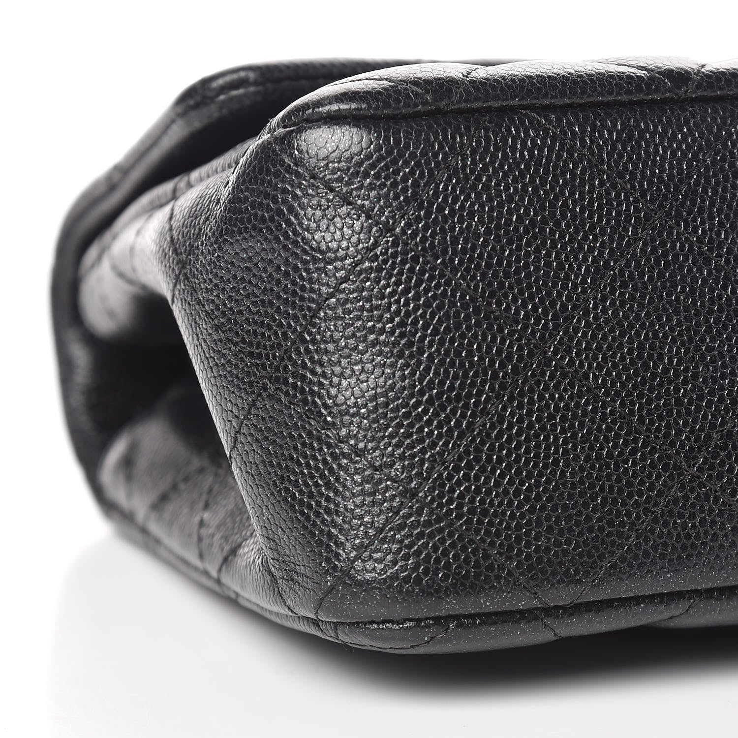 Chanel Iridescent Caviar Quilted Mini Rectangular Flap Black 9 of 11