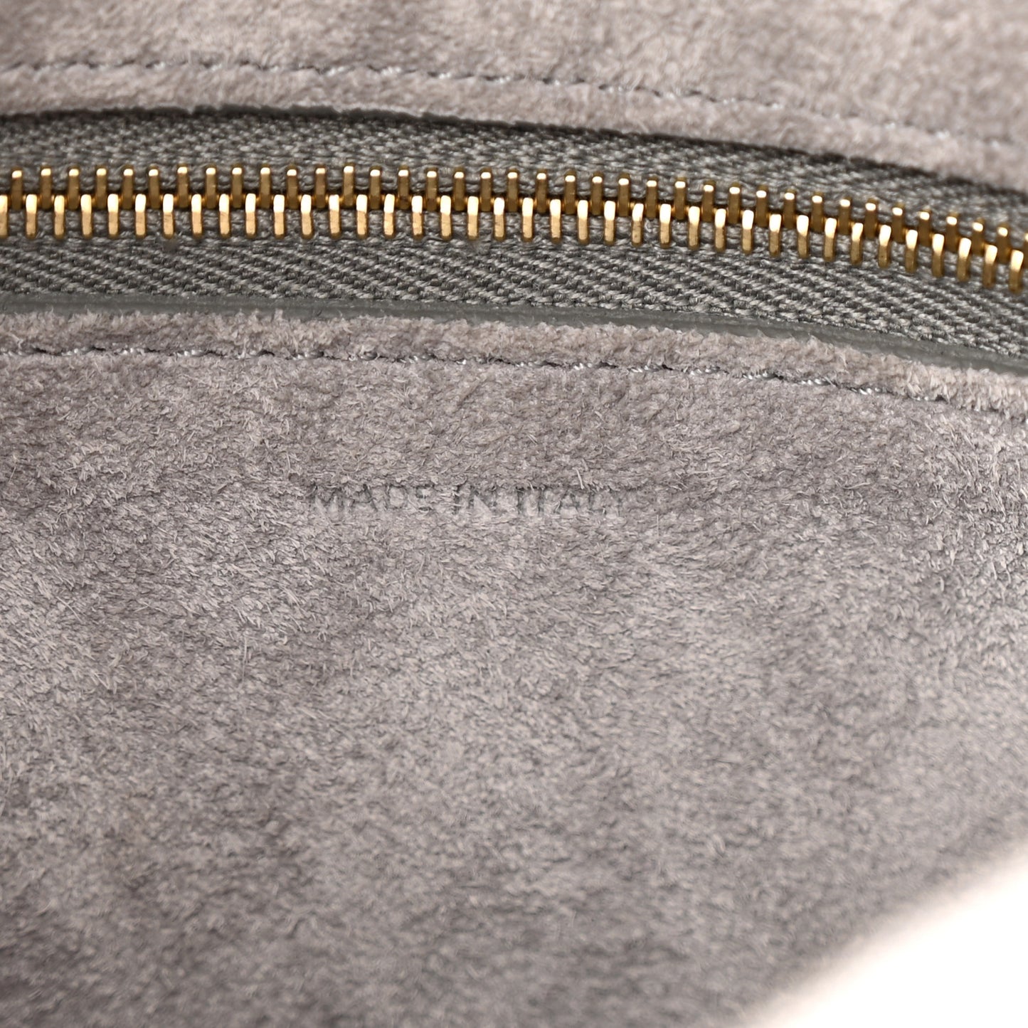 Soft Grained Calfskin Small Sangle Bucket Bag Kohl