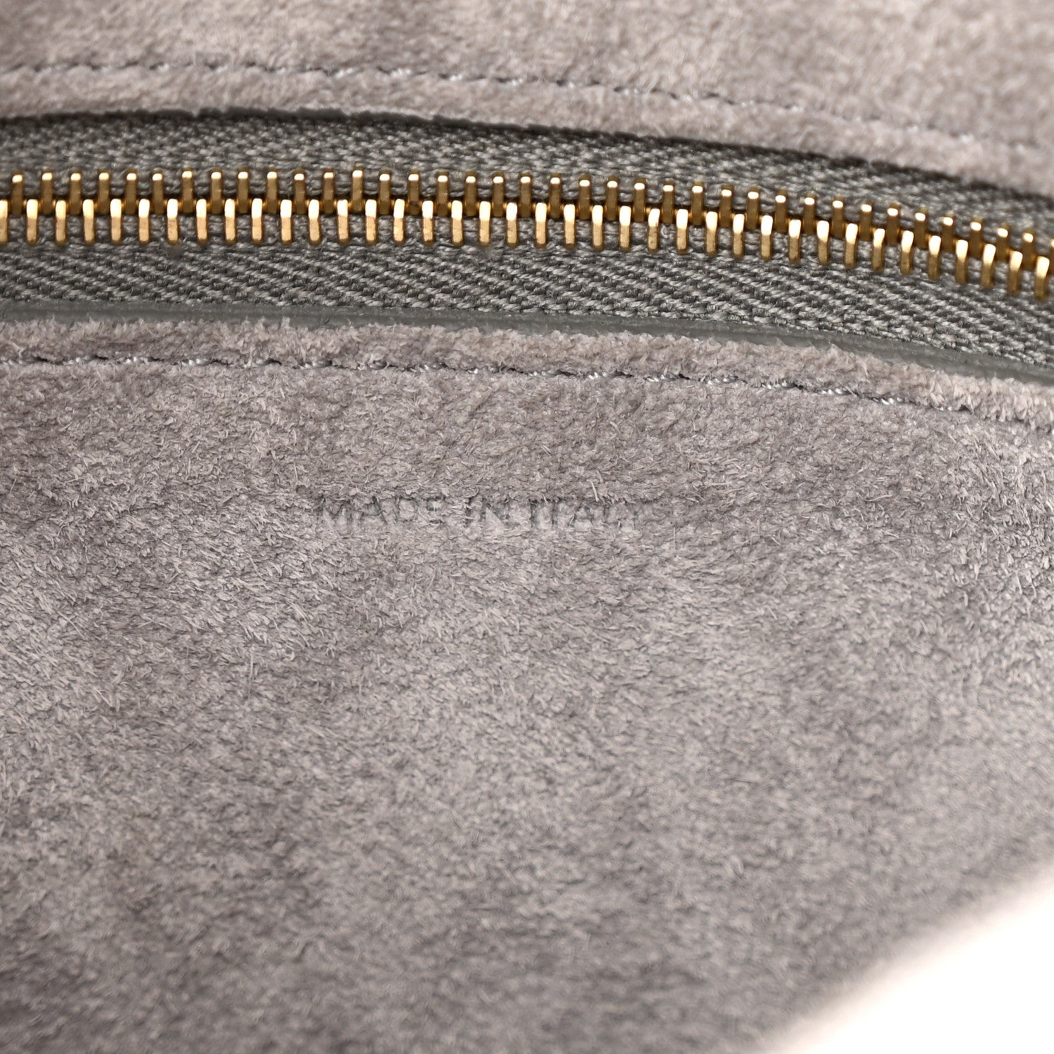 Celine Soft Grained Calfskin Small Sangle Bucket Bag Kohl 7 of 10
