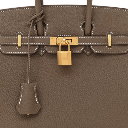 Hermes Togo Birkin 25 Etoupe 9 of 12