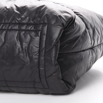 Chanel Nylon Quilted Large Coco Cocoon Tote Black 9 of 9