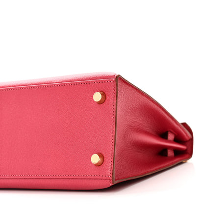Hermes Chevre Kelly Sellier 25 Framboise 10 of 10