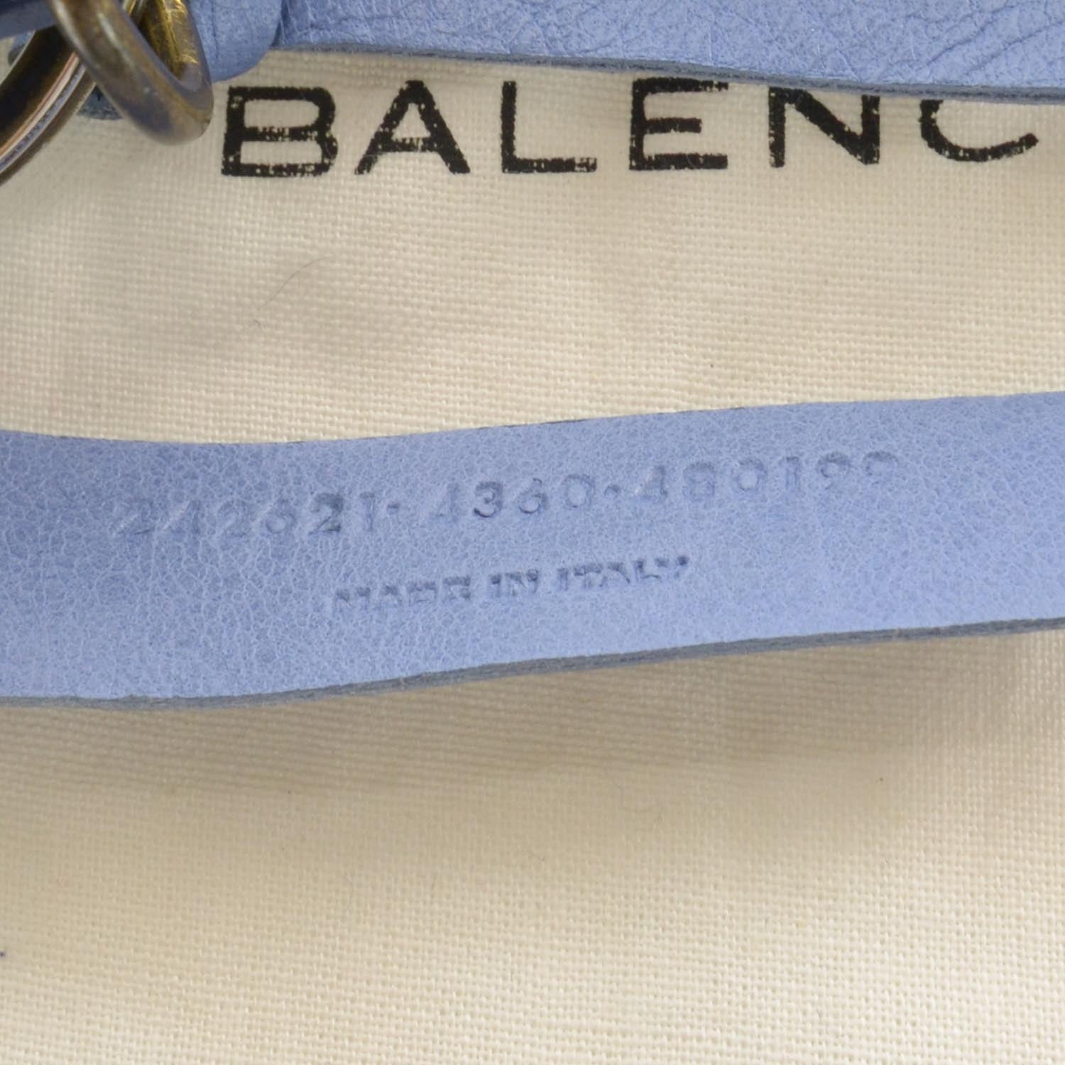 Balenciaga Agneau Arena Classic Hardware Key Ring Jacynthe 4 of 5