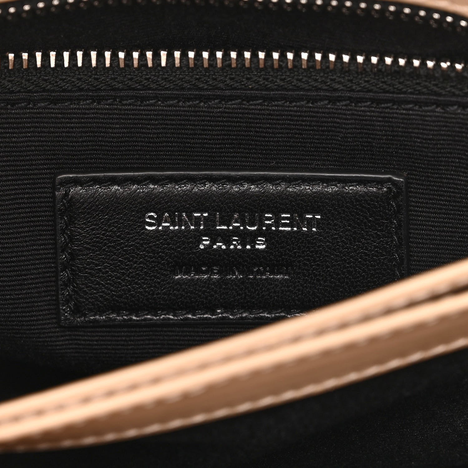 Saint Laurent Calfskin Y Quilted Monogram Toy Loulou Crossbody Bag Nude Powder 7 of 11