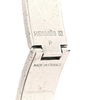 Hermes Enamel Narrow Clic Clac H Bracelet GM Chartreuse 5 of 5