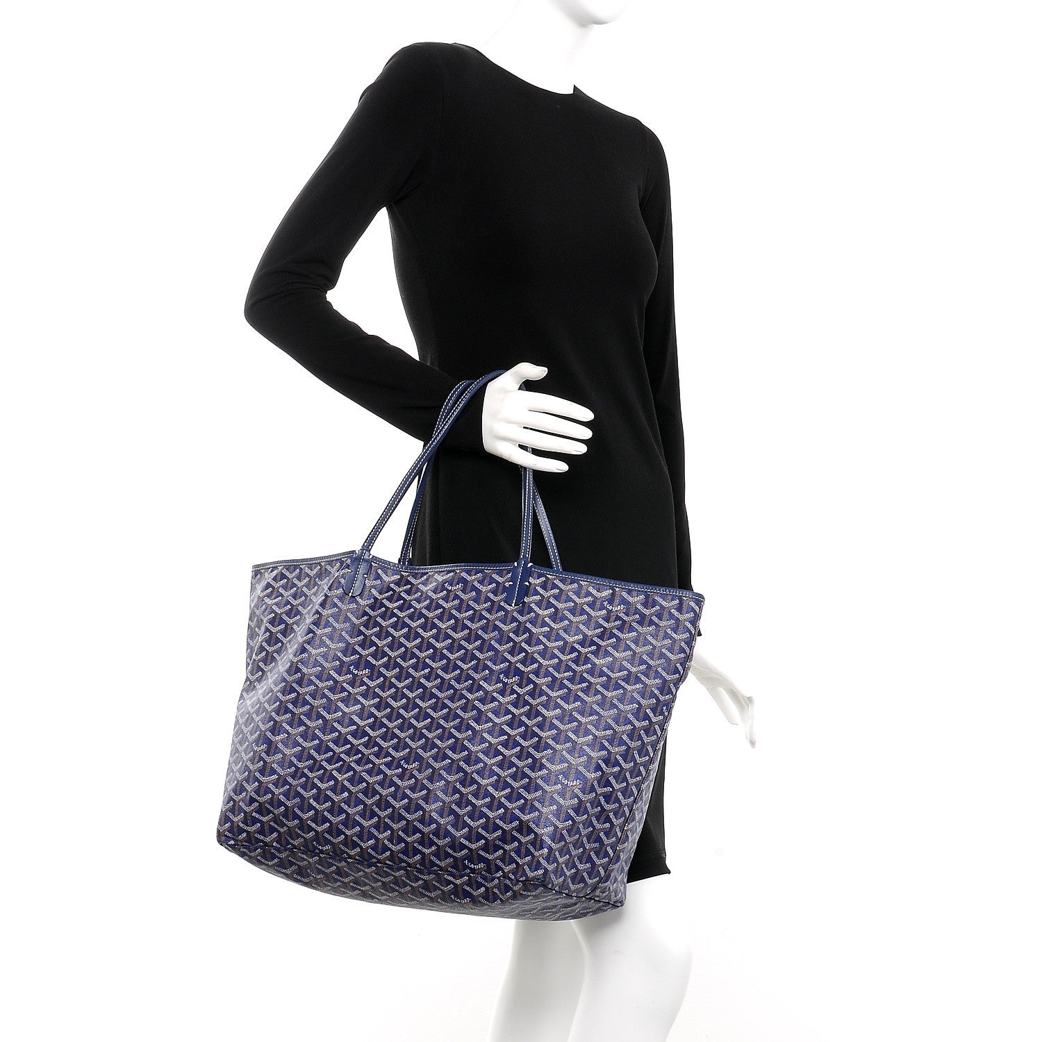 Goyard Goyardine Saint Louis GM Navy 2 of 9