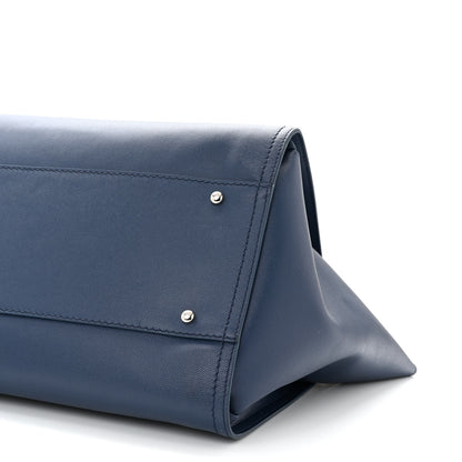 Chanel Caviar Large Studded Deauville Tote Navy 10 of 12