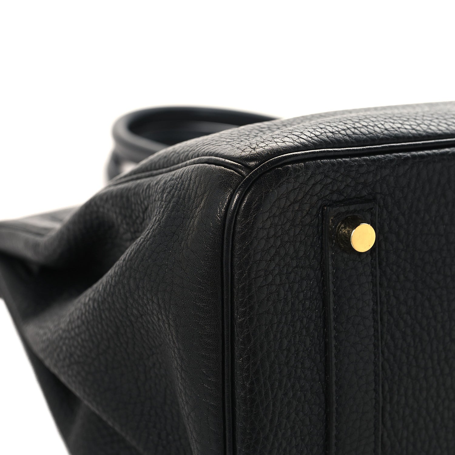 Hermes Taurillon Clemence Birkin 35 Black 11 of 13