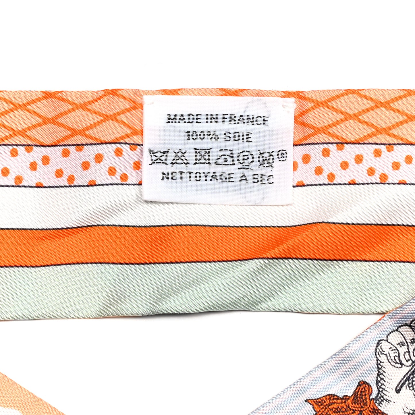 Silk Twilly Grand Theatre Nouveau Abricot Orange Jaune