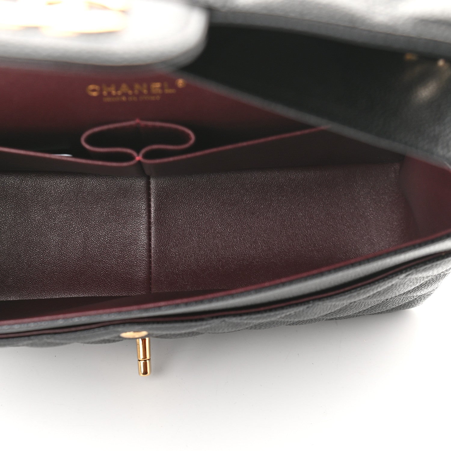 Chanel Caviar Quilted Jumbo Double Flap Black 4 of 8