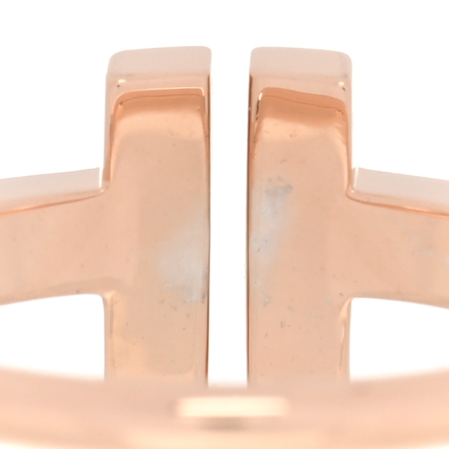 Tiffany 18K Rose Gold Black Onyx T Wire Ring 52 6 5 of 5