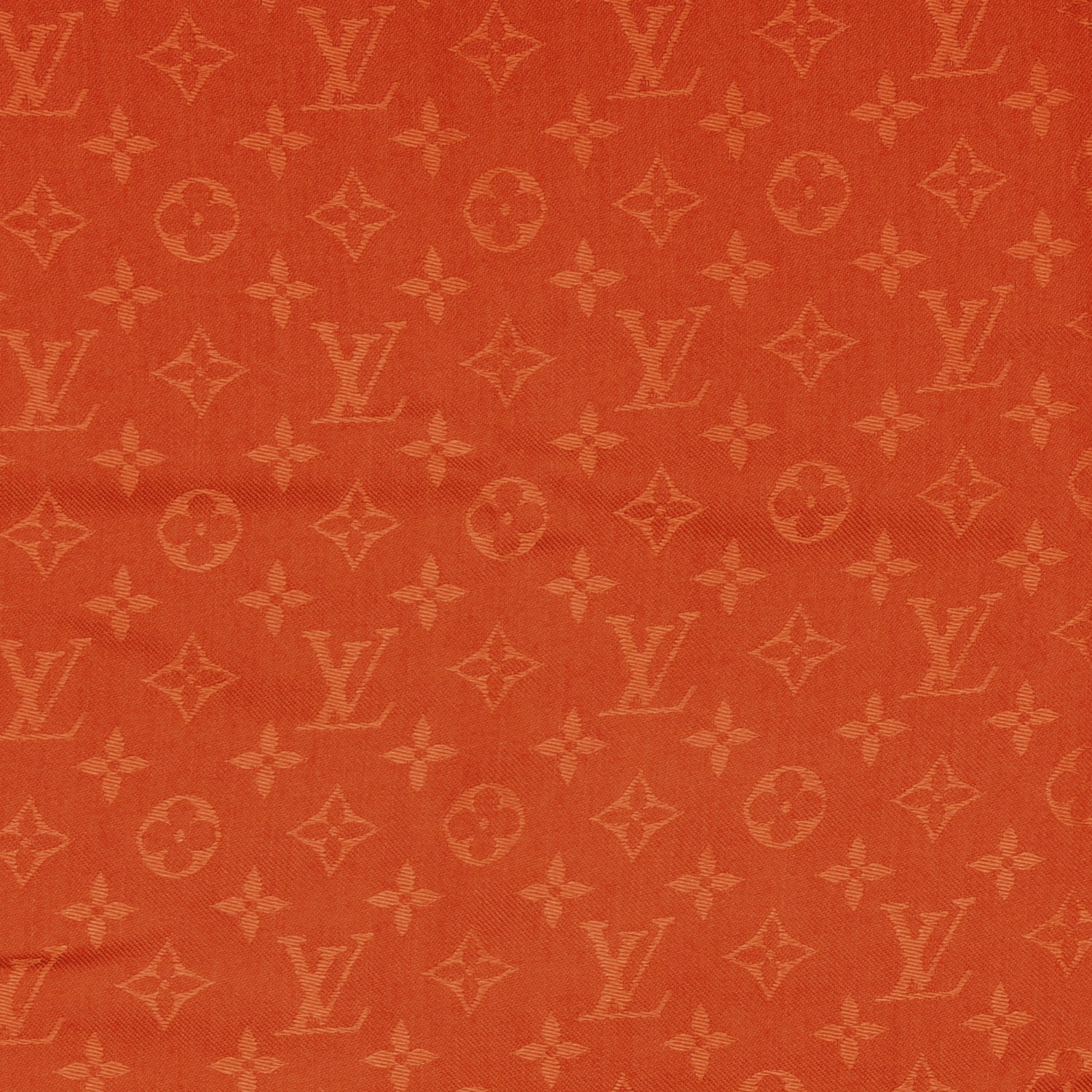 Louis Vuitton Wool Silk Monogram Shawl Orient 1 of 5