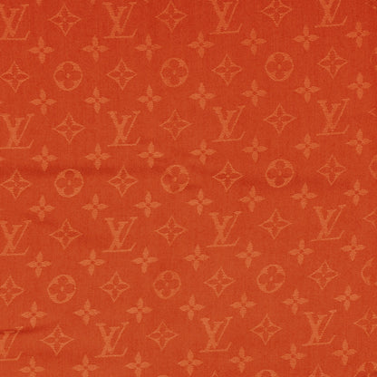 Louis Vuitton Wool Silk Monogram Shawl Orient 1 of 5