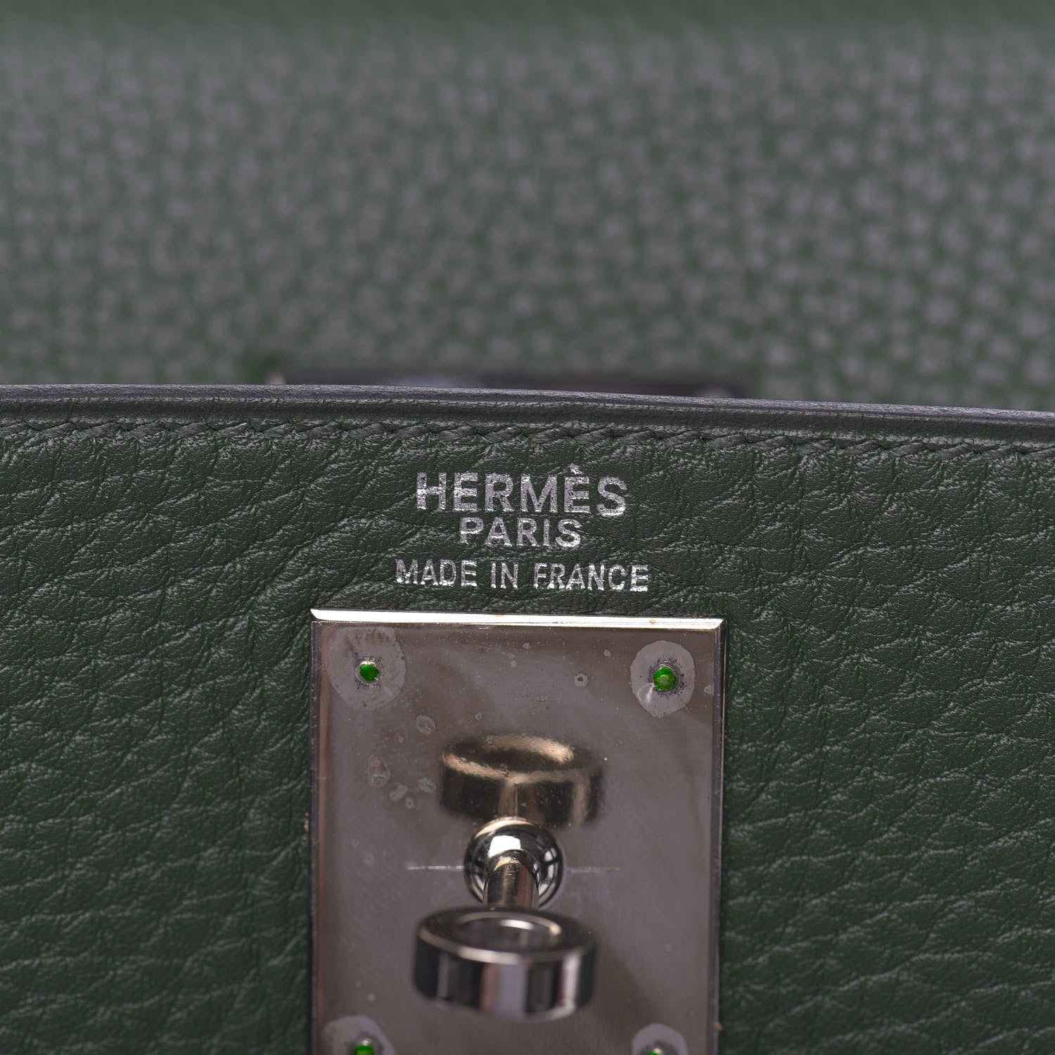 Hermes Togo Kelly Ado Backpack Vert Fonce 7 of 32