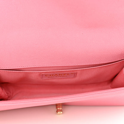 Chanel Caviar Quilted Medium Boy Flap Light Pink 4 of 10