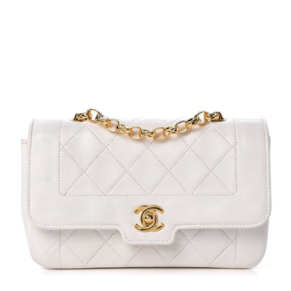 Chanel Lambskin Quilted Small Single Flap White 1 of 13