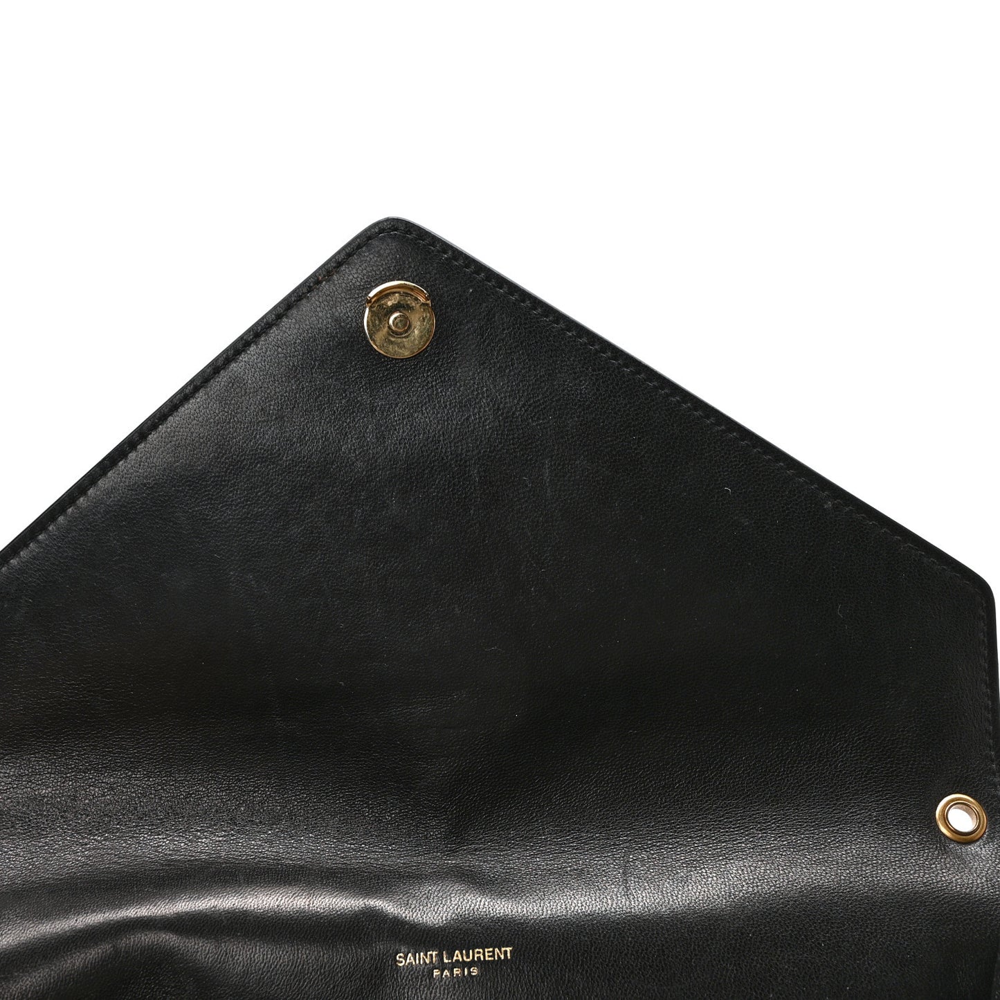 Calfskin Crocodile Embossed Gaby Satchel Black