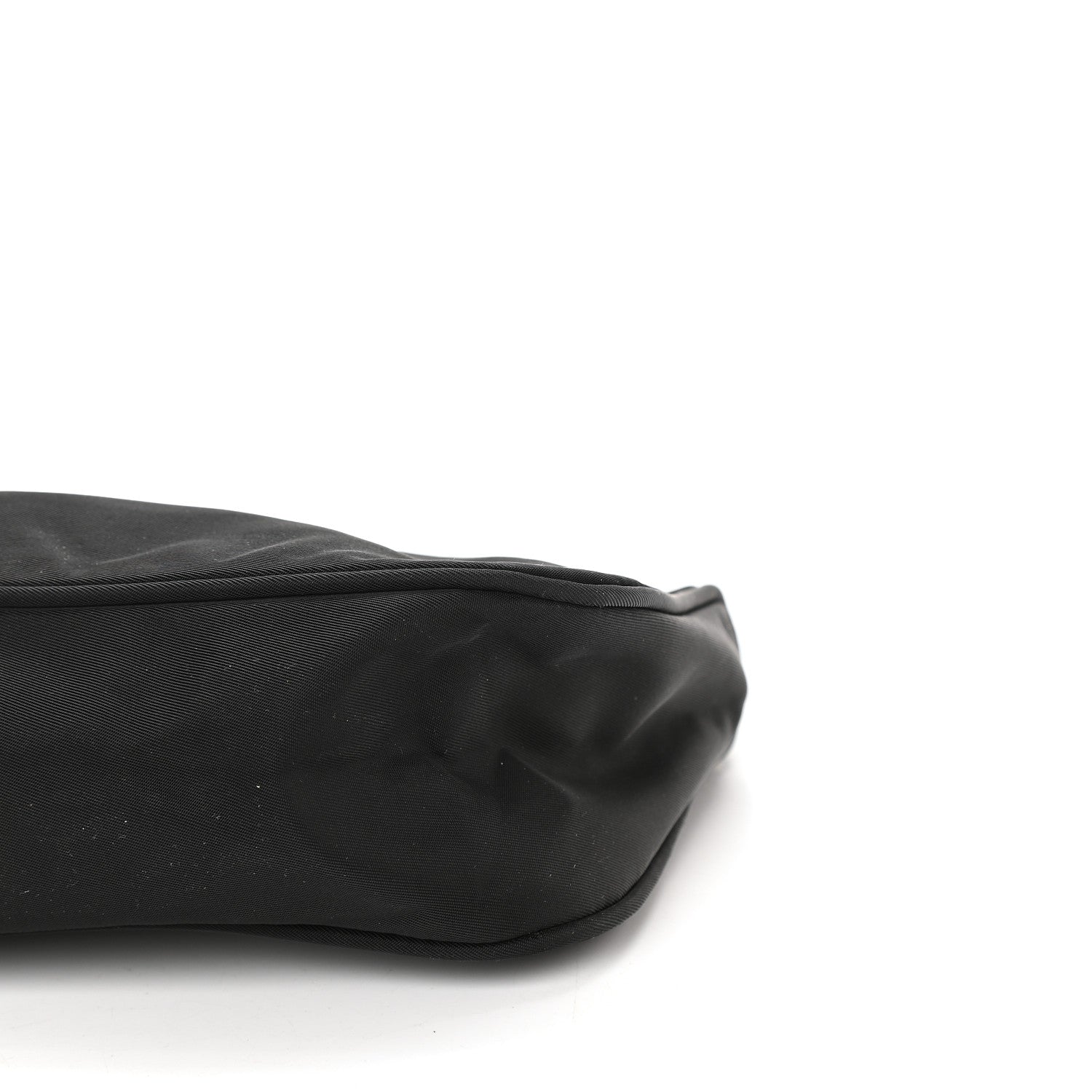 Prada Tessuto Nylon Pochette Bag Black 8 of 9