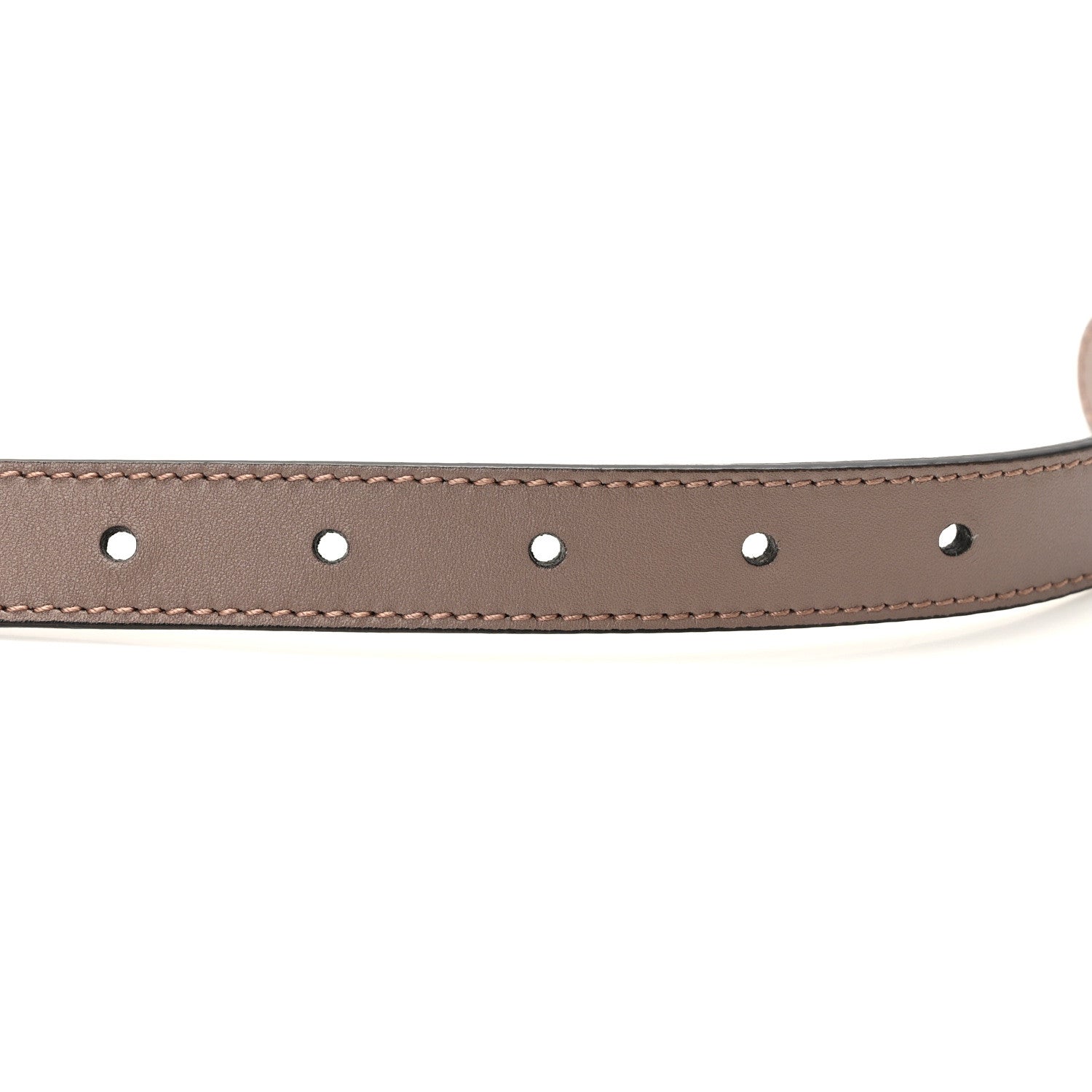 Gucci Calfskin Double G 20mm Belt 85 34 Porcelain Rose 4 of 4
