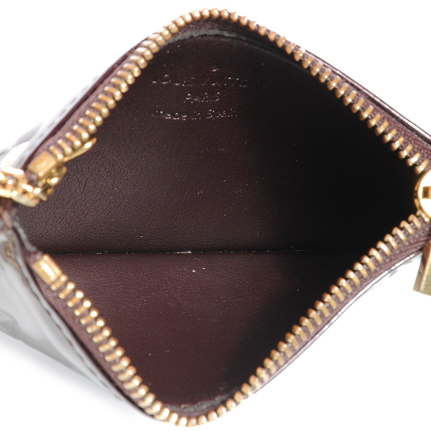 Vernis Pochette Key Pouch Amarante